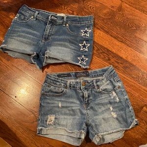 2 pairs denim girls short
